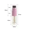 Nuevo Tubo de Brillo de Labios con Cabezal Grande, Herramienta Dispensadora con Cabezal Grande, Material de Empaque Cosmético, Tubo Vacío para Brillo de Labios 5.7ml
