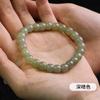 Pulseira antiga material Qinghai pulseira de jade Hetian Qingshui Atacado pulseira de contas antigas de Jade Hetian natural 7 x 8mm