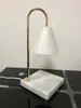 Lâmpada de Cera Aromaterapia Mármore Lâmpada de Vela Simples Lâmpada de Mesa Criativa para Casa Plug-in Dimerizável Luz de Ambiente Interno Presente