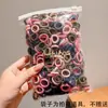 Faixa de cabelo colorida para polegar de criança, elástico de cabelo para menina, elástico de borracha de alta elasticidade, não machuca o cabelo do bebê, corda de cabelo, acessório de cabeça