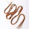 Cadena de Cintura Bohemia Trenzada Estilo Étnico para Mujer, Accesorios de Cintura de Diseño de Alta Gama, Accesorios de Ropa Versátiles Retro