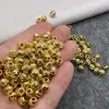 Materiales para Joyería DIY al por Mayor: Cuentas de Sandía Chapadas en Cobre con Oro de 18 Quilates, Cuentas Talladas, Cuentas Espaciadoras, Cuentas para Pulseras de Joyería, Accesorios al por Mayor