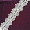 Renda Branca Solúvel em Água Renda de Linha de Algodão DIY Decoração de Roupas Acessórios Cortina Sofá Mesa Cadeira Mesinha de Cabeceira Malha