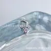 Astmf-13 Liga de Titânio Rosa Grande Coleção de Brincos Titânio G23 Rosca Interna Zircônia Studs para Lábio Brincos Joias para Piercing