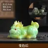 Mascota de té Pixiu Cambia-Color Creativa, Coleccionable Premium, Adecuado para Juego de Té, Decoración de Mesa de Té, Juego de Té y Accesorios de Ceremonia de Té