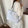 Bolsas Impressas Transfronteiriças 2026 Moda Casual Nova Bolsa de Ombro Grande Capacidade para o Dia a Dia Bolsa Tote de Mão Primavera e Verão