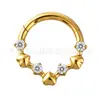 Pingente de liga de titânio F136 Brincos de argola para nariz Joias para piercing corporal de liga de titânio G23 Atacado de Piercings para Nariz