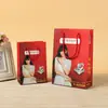 Bolsas de Regalo Coloridas, Bolsas de Empaque para Joyería Estampadas en Caliente, Bolsas de Papel Tote para Cosméticos UV, Bolsas de Empaque para Ropa con Impresión de Logo, Transfronterizo