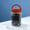 El Fabricante Suministra Botellas Cuadradas de 850 ml con Tapas Portátiles, Botellas para Alimentos con Boca de 88 mm y Botellas de Plástico para el Empaquetado Sellado de Frutos Secos