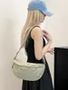Jielanshi 2025 Nuevo Estilo Bolso de Hombro Simple de Gran Capacidad Ligero para Mujer Bolso Cruzado Casual Versátil Bolso Dumpling para Viajes