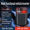 Cargador de coche de 12 V a 24 V, convertidor de 220 V, inversor universal de alta potencia para coche, camión, carga rápida, enchufe para encendedor de cigarrillos.