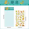 Pegatina Transparente Impermeable para Mascotas de Dibujos Animados Linda Brillante Pegatina de Mascota para Manualidades Diario Pegatina de Animal de Dibujos Animados Pegatina Fina con Purpurina para Manualidades