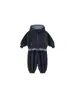 Ropa Infantil You Bao Conjunto para Niñas Cuadros Patchwork Sudadera con Capucha para Niños Pantalones Deportivos Conjunto de Dos Piezas Ropa Casual para Niños