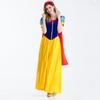 Capa de Mujer Disfraz de Blancanieves Cosplay Halloween Uniforme de Rol Set Pasarela Escenario Drama
