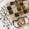 Cuentas de Madera Estilo Antiguo, Semillas de Bodhi, Cuentas Redondas de Sándalo, Madera de Ala de Pollo de Sándalo Cuentas Sueltas para Bricolaje, Materiales para Joyería de Pulsera, Cuentas de Madera Natural