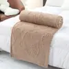 Manta de Felpa con Piel de Torre Personalizada por el Fabricante, Jacquard Tridimensional, Vellón Coral, Manta para Siesta de Oficina, Manta de Franela para Aire Acondicionado