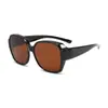 Gafas de sol con clip para miopía para mujer Estampado de leopardo Transfronterizas europeas y americanas Protección solar Gafas de sol polarizadas para conducir Gafas ultraligeras para exteriores