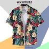 Camisa de Manga Corta Estampada Hawaiana para Hombre Verano Viajes Vacaciones en la Costa Playa Camisa de Hombre Holgada Fantasía Top