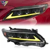 Adequado para modificação do conjunto de farol do Toyota Corolla 11-13 com luzes diurnas LED de três lentes e setas dinâmicas