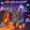 Blocos de Montar Magnéticos Populares Transfronteiriços 3D Educacionais Brinquedos de Montagem Presentes para Crianças Amazon Caverna de Magma Menino