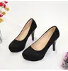 Novos Sapatos de Couro de Salto Alto Outono 2026, Salto Agulha, Slip-On Baixo, Bico Fino Novo Modelo de Passarela Sapatos Femininos