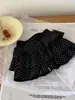 Falda de Tarta de Verano Estilo Coreano para Niñas Princess Yuyu Falda de Lunares Línea A para Bebés Falda Abullonada de Cintura Alta