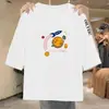 Comércio Exterior Transfronteiriço Moda Mãe Meia-idade e Idosos Versátil Solto Camada Interna Manga Curta Manga Sete Pontos Camiseta Camada de Base Roupa