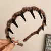 Diadema de Peluche Especial para Lavado Facial Coreano Diadema Exquisita de Alta Gama para Chicas Pinza para el Cabello Esponjosa Pinza para el Cabello Goma para el Cabello Tocado