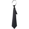 Camisa Masculina Preta com Zíper Dk Roupa Formal Nó Preguiçoso Sem Nós Uniforme JK Estilo Preppy Acessórios Curtos