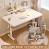 Escritorio de Estudio para Niños, Escritorio de Escritura para Estudiantes en Casa, Dedicado para Tareas, Escritorio y Silla Blancos Ajustables Simples Grandes