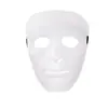 Máscara de Morte em V Espessa de Rua para Dança Halloween Dançarino Hip Hop Preto Branco Dança Fantasma Máscara de Performance de Rosto Inteiro