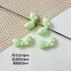 Macaron Color Cute Style Bow Paint Alloy Handmade DIY Beaded Mobile Phone Chain Colar Acessórios para Cabelo