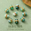 Pulseira Pingente de Ágata Natural Acessórios para Pulseira DIY Fivela de Segurança Gota Pequena Contas Cilindro de Cristal Branco Contas Soltas Acessórios Lote