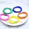 Goma para el pelo de encaje de colores caramelo estilo coreano, Cuerda para el pelo colorida de alta elasticidad estilo resorte, Goma para coleta sencilla, Accesorio para el pelo