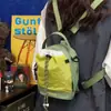 Bolso bandolera de doble uso para botella de agua, mochila casual unisex, mochila pequeña para senderismo al aire libre, bolso bandolera de viaje ligero e impermeable
