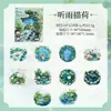 Pintura Ondulada Pet Transparente À Prova D'água Tema Parque de Verão Paisagismo Pacote de Adesivos Diário Manualidade Adesivos Decorativos