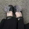 Nuevo Estilo de Moda de Gama Alta con un Toque Femenino, Adecuado para Zuecos Mary Jane, Zapatos de Ballet y Hebillas de Zapatos Florales con Decoraciones de Flores Artificiales