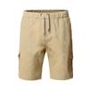 2025 Exportação Transfronteiriça Novo Solto Casual Alça Fina Shorts Casuais para Jovens Cor Pura Calças Cinco Quartos Mid-Pants Masculinas