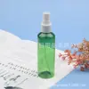 Botella de Spray Verde de 100 ml con Hombros Redondos, Botella de Spray de Plástico con Pulsador, Botella de Spray de Colores, Botella de Perfume, Botella de Spray para el Cabello