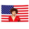 Bandera estadounidense transfronteriza con estrellas, bandera estadounidense, bandera de Ice Rapper Spice, 90 x 150 cm, bandera decorativa