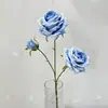 Novo Produto Rosa Sol Artificial Arranjo de Flores para Salão de Casamento Fileira de Flores de Rosa Romântica Decoração de Flores Artificiais Flor de Seda Feita à Mão