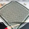 Pañuelo Cuadrado Pequeño de Imitación Seda Lana Algodón Lino, Nuevo Pañuelo de Seda Otoño e Invierno, Versátil para Viajes Diarios, Moda Retro, Chal Elegante de Alta Gama