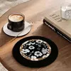 Porta-copos TEMU absorventes e de secagem rápida em estilo vintage para salas de chá, porta-copos antiderrapantes e isolantes térmicos de terra de diatomáceas, tapetes de drenagem, atacado transfronteiriço