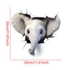 Pegatinas de Elefante Lindo de Dibujos Animados Transfronterizas para Inodoro Papel Tapiz Decorativas para Baño Dormitorio Pegatinas de Pared Creativas Pack para Mesita de Noche Dormitorio