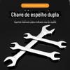 Fornecedor Fabricante Chave de Boca Dupla de Uso Manual Espelho Cromado Polido de Qualidade Industrial Chave Poderosa