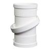 Cotovelo universal de PVC rotativo 360 graus ângulo de ajuste arbitrário junta de tubo de água deslocamento em forma de S 50 75 110mm