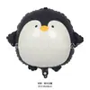 Nuevo Lindo Gatito Cachorro Pingüino Panda Ballena Globo de Película de Aluminio Unicornio Leopardo Decoración de Fiesta de Cumpleaños