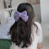 Pinza para el pelo de niña de punto Mao con lazo grande, terciopelo, estilo ins, versión coreana, pinza para el pelo de Dongdaemun, accesorio para el cabello
