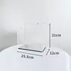 Caja de Regalo de Dinero de Acrílico Transparente, Caja Cuadrada para Flores, Caja DIY 520 Día de San Valentín, Personalización de Caja de Regalo de Dinero