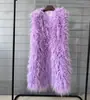 Chaleco de Piel Sintética tipo Borrego de Invierno 2026 Estilo Largo Chaleco Cálido Chaleco Chaqueta para Mujer Directo del Fabricante